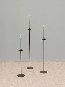 Set 3 suporturi de lumanari, din metal, H76 cm, Minas