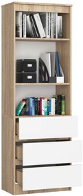 Raft Ravindra (stejar sonoma + alb). 1068934