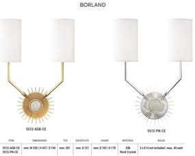 Aplica de perete design deosebit BORLAND alama antichizata