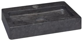 Chiuveta, negru, 38x24x6,5 cm, marmura Negru