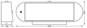 Ledvance ENDURA STYLE LED 6W 7,4V IP44 lampă solară de perete cu senzor