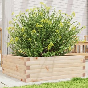 vidaXL Jardinieră de grădină, 70x70x23 cm, lemn masiv de pin