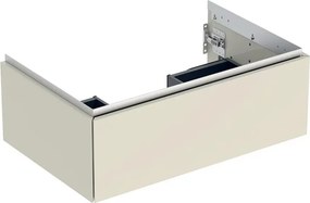 Dulap baza suspendat Geberit One gri nisip lucios 75 cm