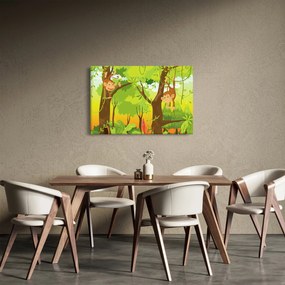 Tablou - Maimuțe (90x60 cm)