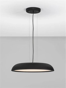 Lustra LED suspendata stil modern FELICIA negru 60cm