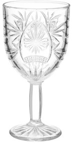 Pahar Ayla, cu picior, sticla, 290 ml, 8.2 x h. 16.2cm