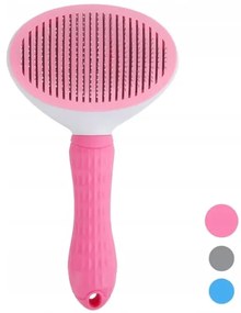 Zaparkorun Perie inovatoare  pentru pieptanat blana PETBRUSHY - roz