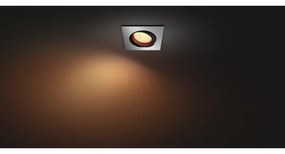 Plafonieră LED RGB încastrată Hue CENTURA 1xGU10/5,7W/230V Philips 50551/48/P7