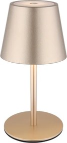 Globo 58488CH-LED VANNIE — Lampă de masă reîncărcabilă, dimmabilă, pentru exterior, 3W/5V, IP54, 1800mAh, alamă