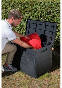 Cutie de depozitare pentru grădină gri antracit Woodys – Toomax