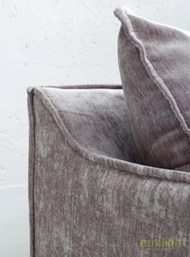 Canapea confortabila Heaven, catifea taupe A-38570 VC