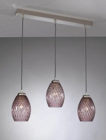 Lustra moderna cu 3 pendule design italian 10008 Amethyst