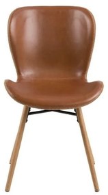 Scaune de dining maro/natural 2 buc. Batilda – Actona