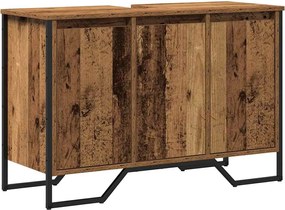 vidaXL Dulap pentru Chiuvetă Lemn Vechi 91 x 35 x 60 cm Lemn compozit