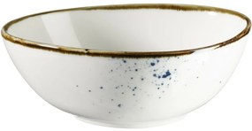 Mäser Bol oval Pintar Puncte alb-albastre 15,5 x13,5 cm, M