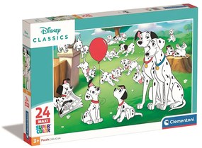 Disney 101 Dalmațieni Puzzle maxi Clementoni 24 de piese