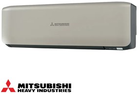 Aparat de aer conditionat inverter Mitsubishi Heavy Industries SRK25ZS-WT + SRC25ZS-W, 9000 BTU, 20 m², A+++ / A++, R-32, Bej