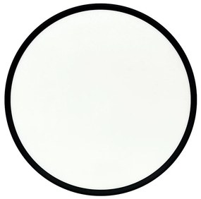 Plafonieră LED, 40 W, 230 V, 3000/4000/6500 K, Ø 50 cm, neagră