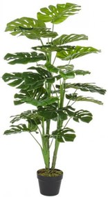 Planta artificiala decorativa cu ghiveci, 120 cm, Philodendron Bizzotto