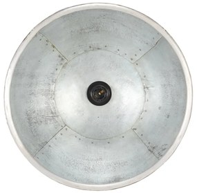Lampa suspendata industriala 25 W, argintiu, 40 cm, E27, rotund Argintiu,    40 cm, 1