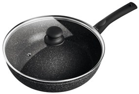 Tigaie cu capac 28 cm neagră Lamart