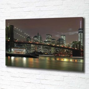 Tablou canvas New york, pe timp de noapte