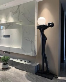Immax 08811XL - Lampă de podea SILUETTE 1xE27/25W/230V 175 cm Femeie