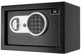 Seif electronic mobilier Usa de 32 mm Large Otel Negru 31 x 20 x 20 cm inclusiv baterii