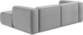 Colțar gri deschis (cu colț pe partea dreaptă/cu șezlong) Ekahi – Makamii