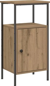 vidaXL Noptieră, stejar artizanal, 41x31x80 cm, lemn prelucrat