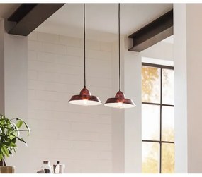 Eglo 49243 - Lustra AUCK lant 1xE27/60W/230V