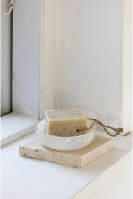 Săpunieră crem din sticlă Opal – Mette Ditmer Denmark