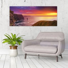 Tablou - Stâncile din Moher (120x50 cm)