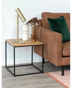 Măsuță auxiliară cu blat în decor de stejar House Nordic Vita, 45 x 45 cm