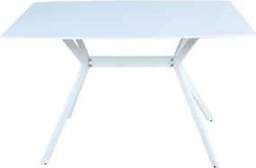 Masa bucatarie Agatha, alb-negru,120 cm