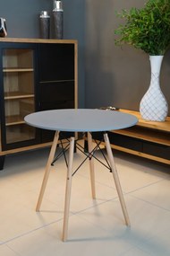Masa de sufragerie gri OSLO 70x70