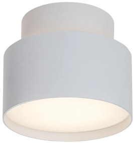 Mini Plafoniera LED cu lumina ambientala in sus Ovidia alb D-11cm