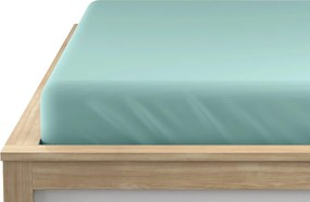 Cearsaf jersey EXCLUSIVE mentol 140x200cm, 100% bumbac