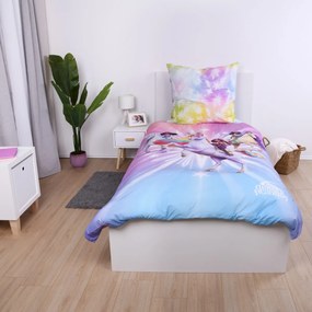 Lenjerie de pat din bumbac Herding UnicornAcademy, 140 x 200 cm, 70 x 90 cm, 140 x 200 cm, 70 x 90 cm
