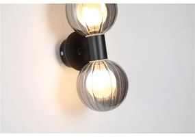 Searchlight 30507BK - Aplică de perete LUMINSPHERE 2xG9/7W/230V neagră