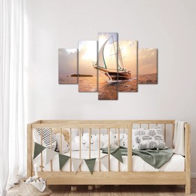 Tablou cu iaht (150x105 cm)