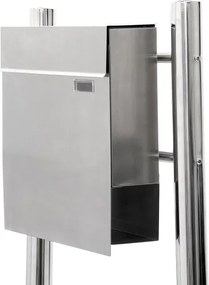 Cutie poștală cu suport, oțel