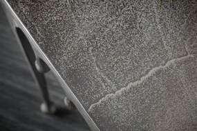 Masuta deosebita design picatura Liquid Line S 44cm, argintiu