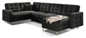 Colțar Asgard 326cm negru