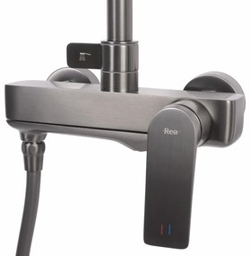 Baterie pentru dus Avalon titanium