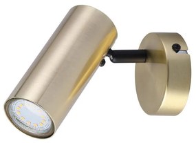 Aplică de perete aurie din metal Colly – Candellux Lighting