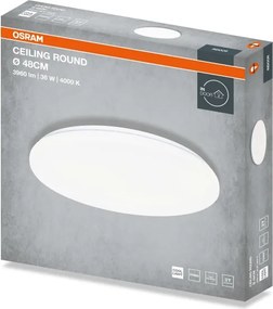 Osram - Plafonieră LED CEILING ROUND, 36 W, 230 V, 4000 K, Ø 48 cm, albă