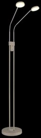 Globo 58504-2SSA-LED cu dimmer Lampă de podea SILVIO 2x6,5W/230V 2700/3350/4000K bej