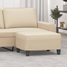 vidaXL Taburet, crem, 70x55x41 cm, microfibră