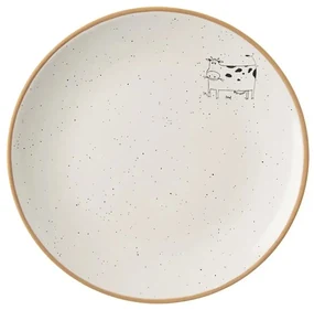 Farfurie de desert din ceramică Orion Vacă  , diam. 19,5 cm